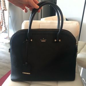 Kate Spade Black Cobblestone Purse - gently worn